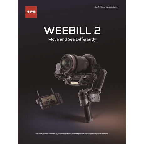 Zhiyun Weebill 2 Handheld Gimbal Stabilizer for DSLR / Mirrorless Camera | 18 Months Warranty