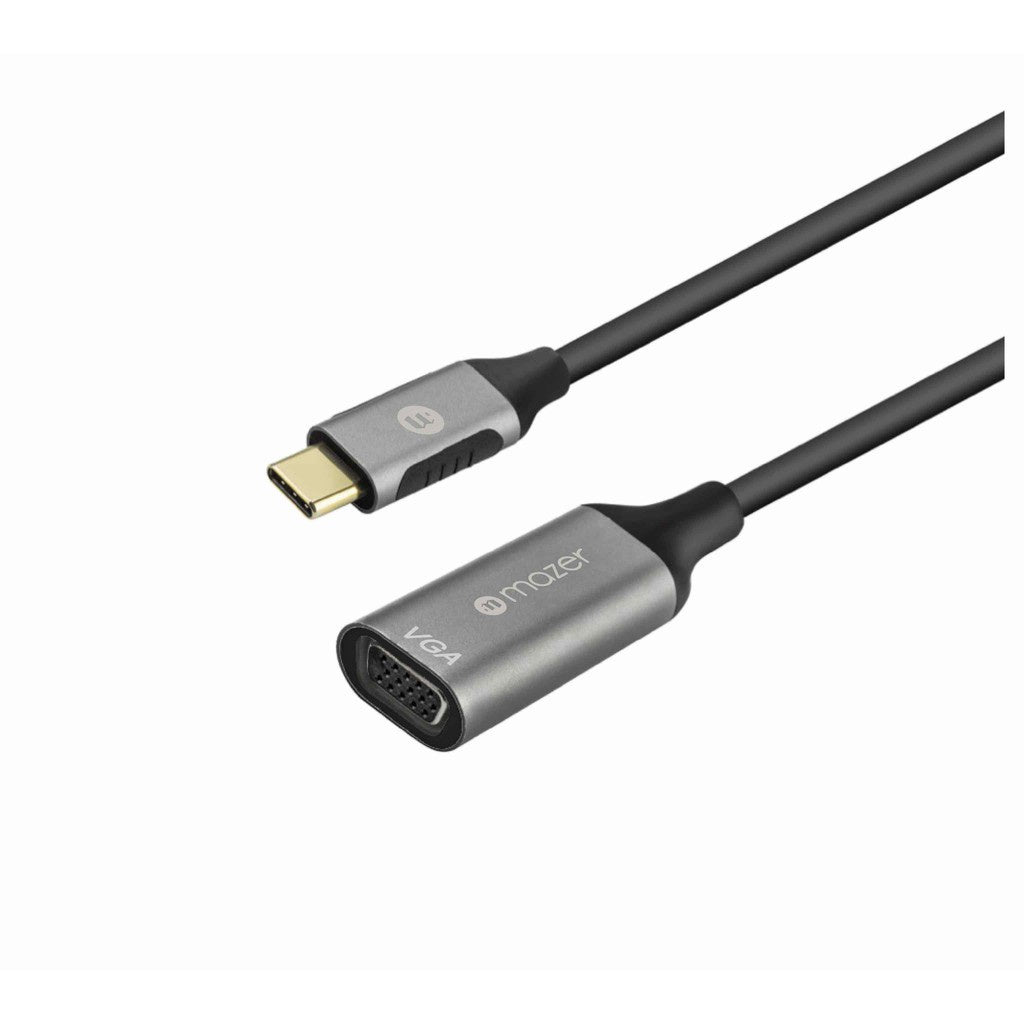 Mazer Infinite.Multimedia Pro USB-C to VGA 1080P Adapter | 2 Years Warranty