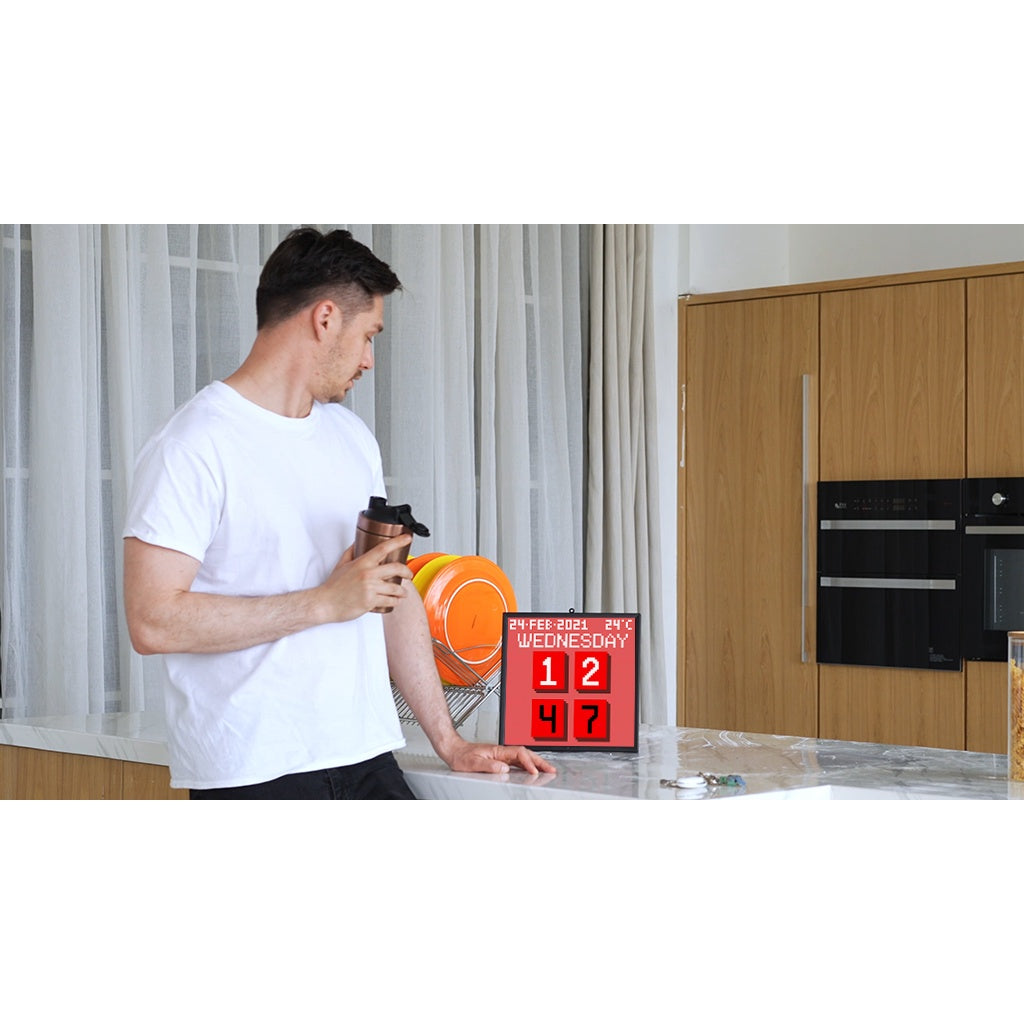 Divoom Pixoo-64 - WiFi Pixel Cloud Digital Frame with APP Control,64 X 64 LED Panel Display Frame |1 Year Warranty