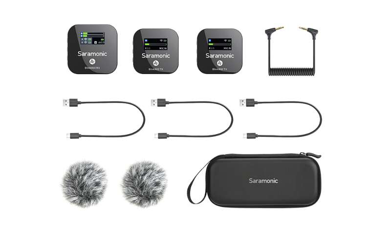 Saramonic Blink900 B2S Dual Channel 2.4Ghz Wireless Microphone System | 2 Years Warranty