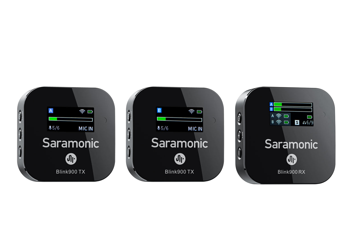 Saramonic Blink900 B2S Dual Channel 2.4Ghz Wireless Microphone System | 2 Years Warranty