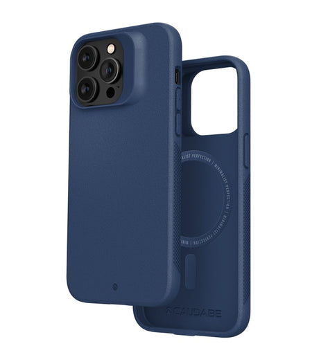 Caudabe Synthesis Phone Case for iPhone 14 Pro Max / iPhone 14 Pro - Steel Blue