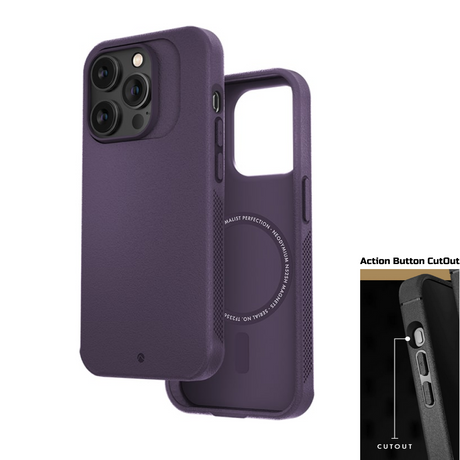 Caudabe Synthesis Phone Case for iPhone 15 Pro Max / iPhone 15 Pro / iPhone 15 - Amethyst