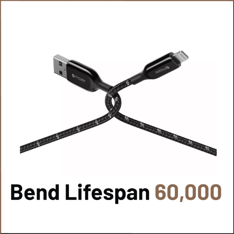 Mazer Infinite.LINK 3 Pro cable MFI Lightning Charging Cable | 2 Years Warranty