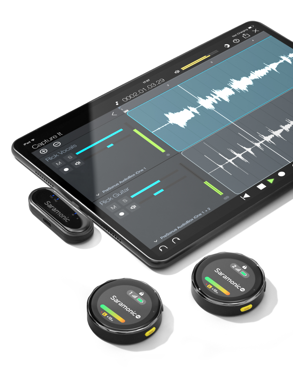 Saramonic BlinkMe U2 2.4GHz Wireless Smart Microphone with Touchscreen