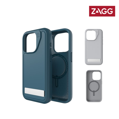 Zagg Everest Snap with Kick Stand Case with Graphene For iPhone 15 Pro / 15 Pro Max | 2 Years Limited Warranty