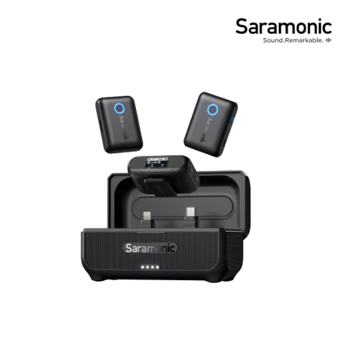 Saramonic Blink 500 B2+ 2-Person Wireless Clip-On Microphone System for Cameras and Mobile Devices (2.4 GHz) | 2 Years Warranty