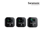 Saramonic SMC-Blink900-B2 3.5MM 2.4G Dual Channel Wireless Microphone Kit with LCD Monitor & Charging Box I 2 Years Warranty