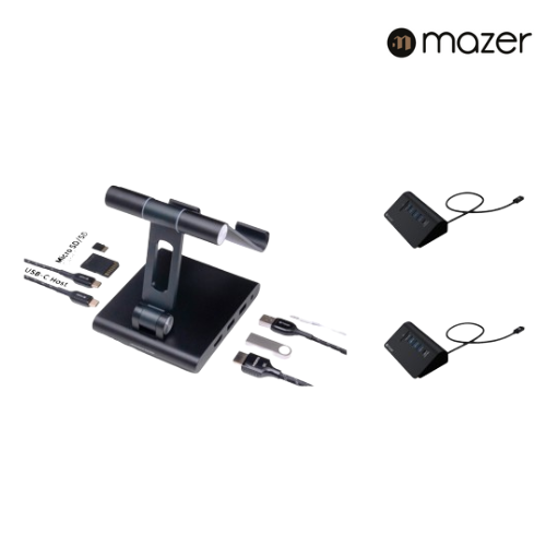 Mazer Infinite.Multimedia USB-C Hub & Tablet Stand | 2 Years Warranty