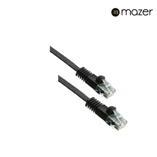 Mazer Infinite.Multimedia CAT 6 10GB/500MHz Flat Network Cable | 2 Years Warranty