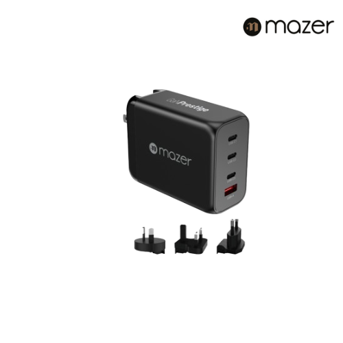 Mazer Infinite Boost GAN3 Technology 200W Wall Charger (PD200W-Travel Pin) 2 Years Warranty