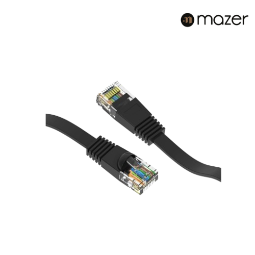Mazer Infinite.Multimedia Cat 8 40GB/2000MHz Flat Network Cable | 2 Years Warranty