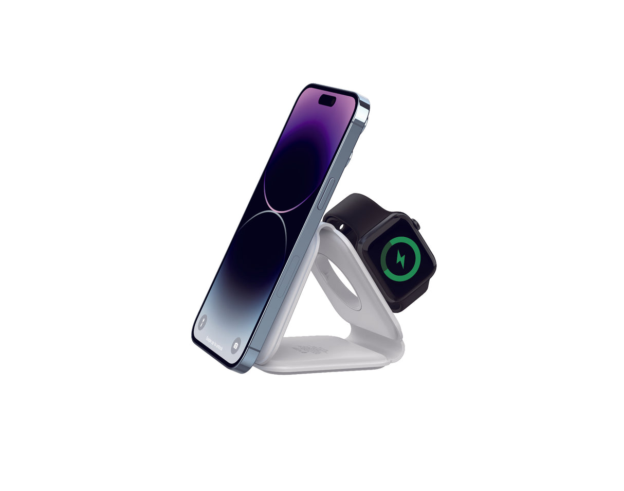 Mazer 3 in 1 Foldable Magnetic Wireless Charger Travel Charger 2 Years Warranty