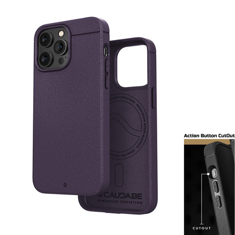 Caudabe Sheath Phone Case for iPhone 15 Pro Max / iPhone 15 Pro / iPhone 15 - Amethyst