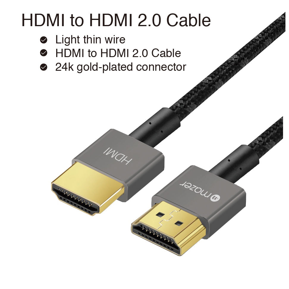 Mazer Infinite.LINK Pro 3 4K/60Hz HDMI Cable | 2 Years Warranty