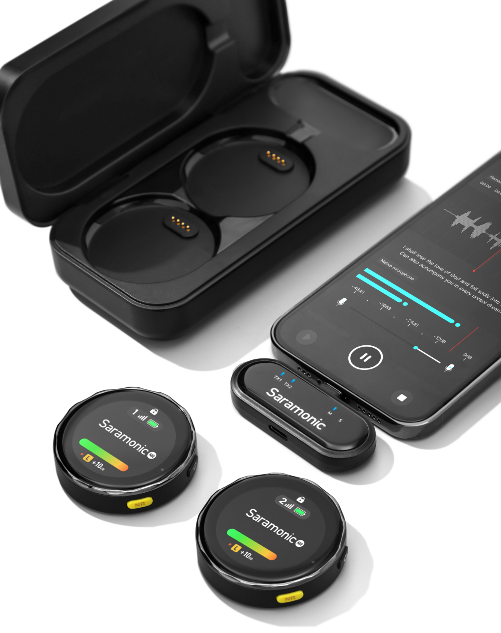 Saramonic BlinkMe U2 2.4GHz Wireless Smart Microphone with Touchscreen