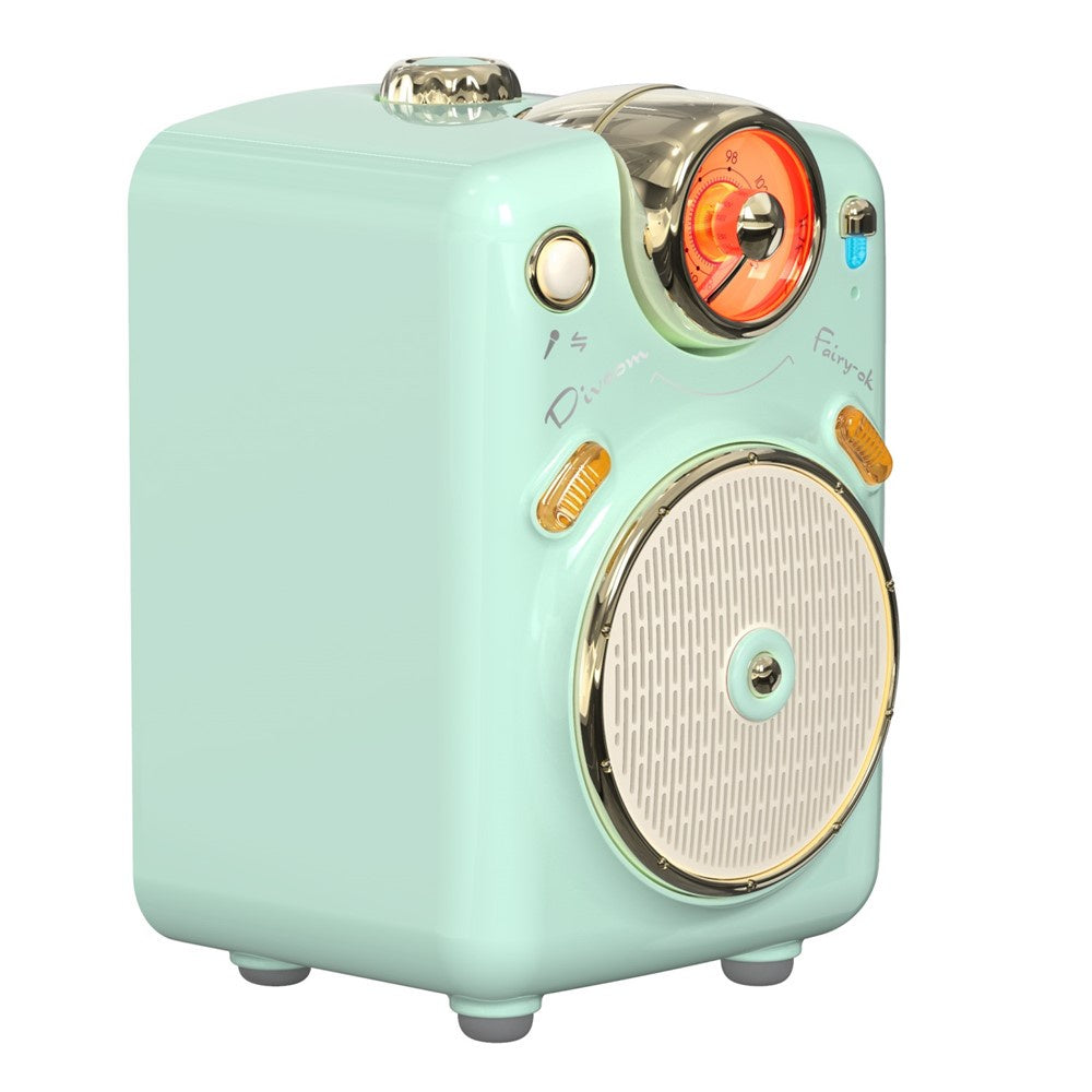 Divoom/D-Fairy-OK-GN/Karaoke Portable Speaker with Wireless MIC/FM/MicroSD/BT