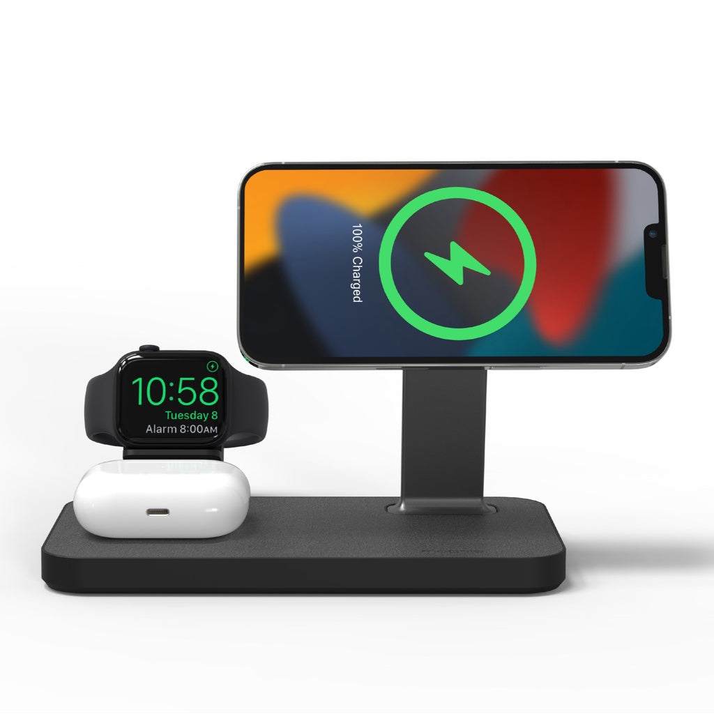 Mophie Snap+ 3-in-1 Wireless Charging Stand l 2 Years Warranty