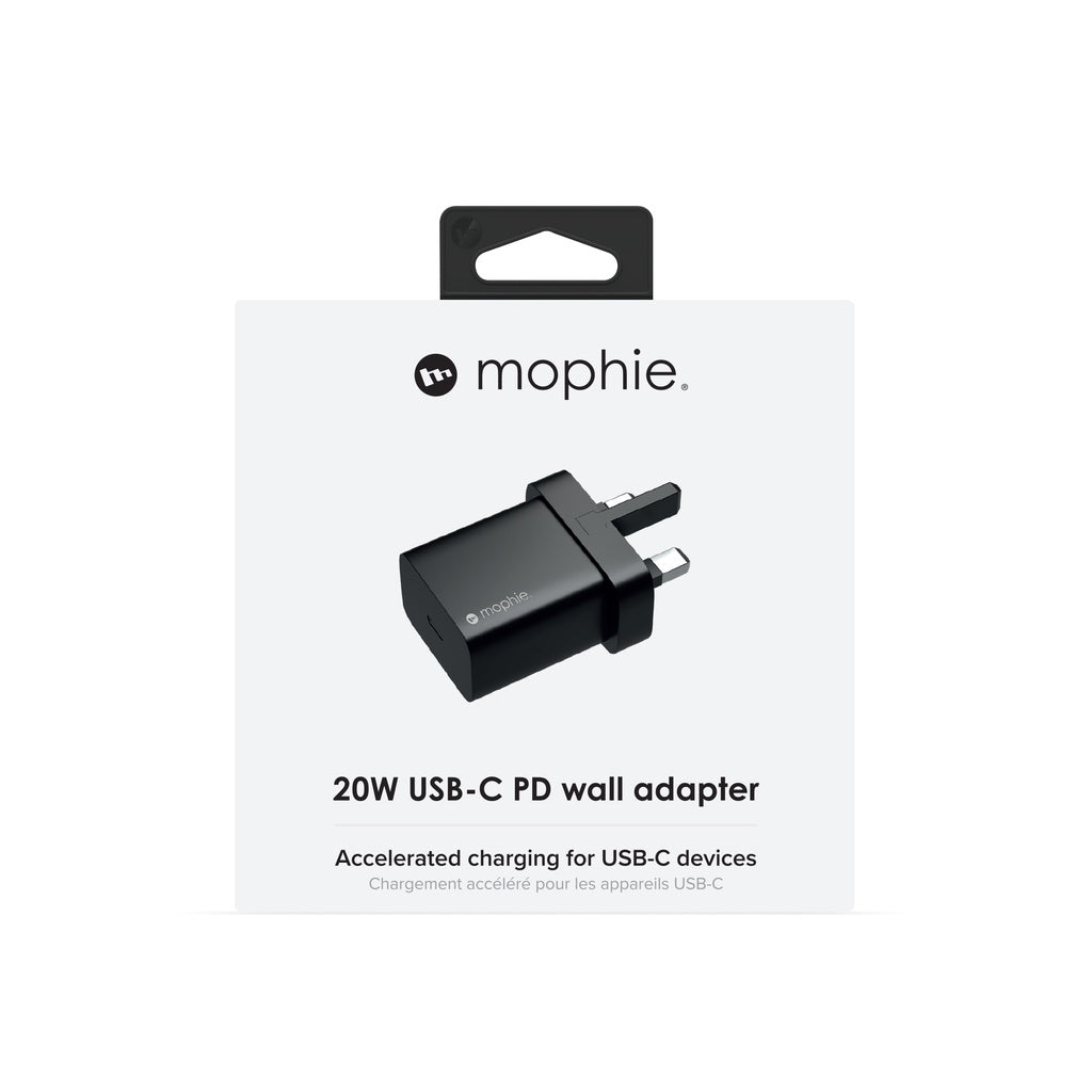 Mophie 20W USB-C PD Wall Charger for iPhone Smartphone |2 Yrs Warranty