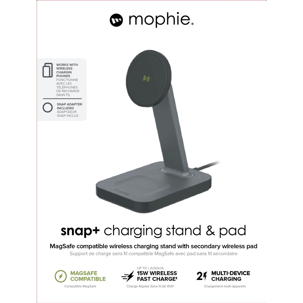 Mophie Universal Wireless Charging Snap+ Stand & Pad l 2 Years Warranty