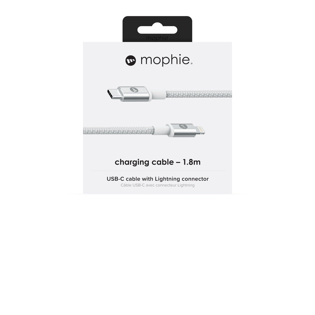 Mophie USB-C to Lightning High Speed Charging Cable for Compatible Smartphone/Tablet/iPad | 2 Years Warranty