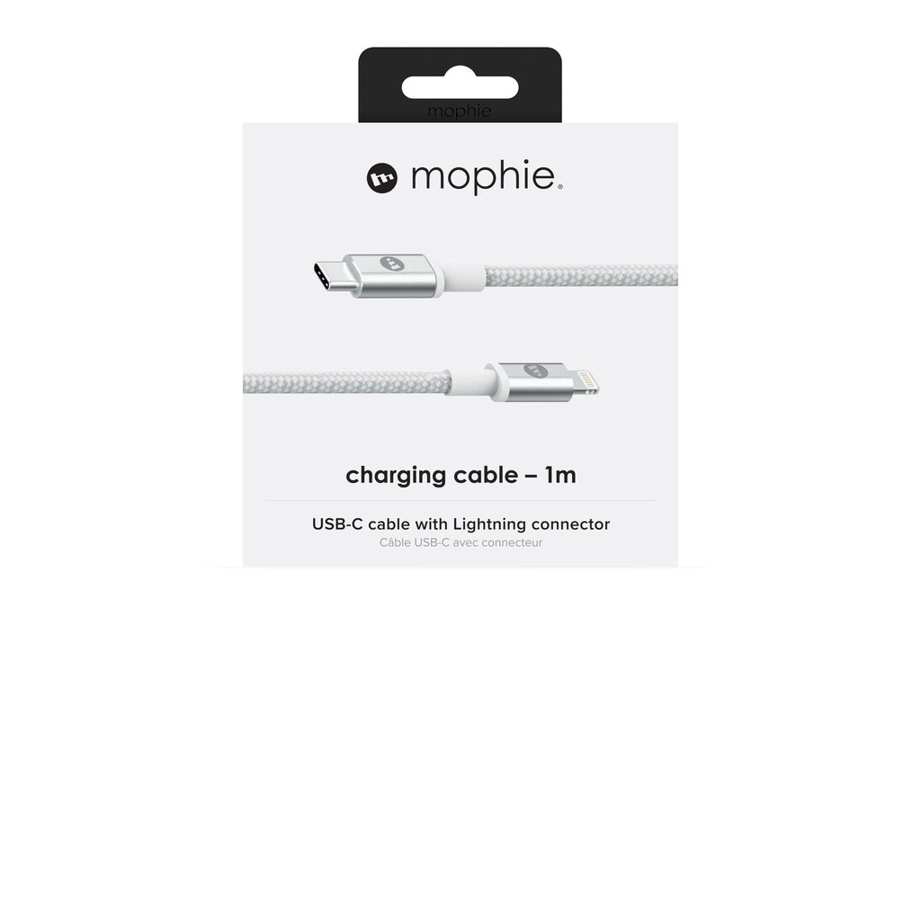 Mophie USB-C to Lightning High Speed Charging Cable for Compatible Smartphone/Tablet/iPad | 2 Years Warranty