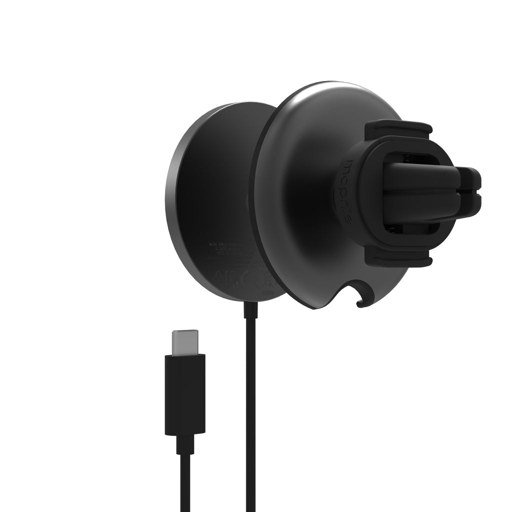Mophie Snap+ Wirelss Vent Car Mount for iPhone | Google Pixel |Samsung Galaxy | 2 Years Warranty