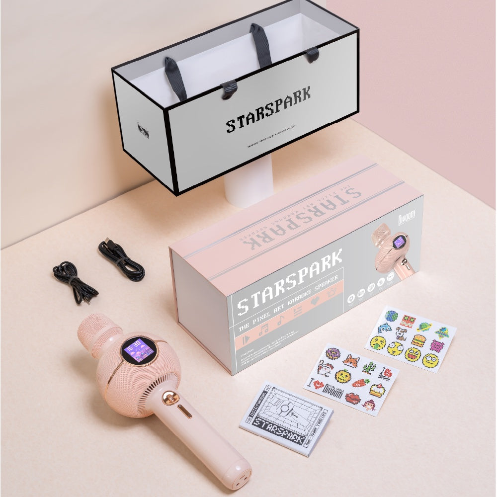 Divoom StarSpark All-In-One Pixel Art Karaoke Bluetooth Speaker | 1 Year Warranty