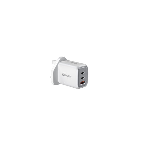 Mazer Infinite Boost 65W Power Delivery Wall Charger 2 USB-C and 1 USB-A ports | 2 Years Warranty
