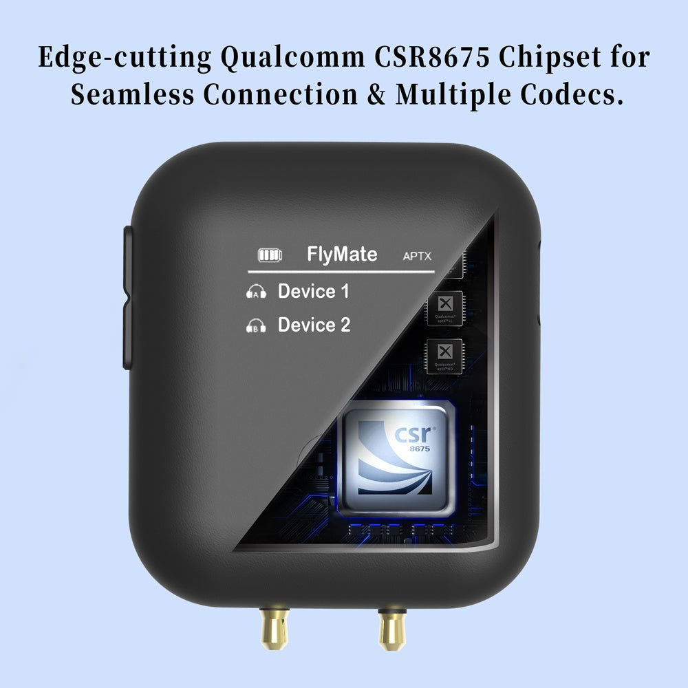 Mazer Fly-Mate Duo in-flight Wireless Dual Audio Adapter | 2 Years Warranty