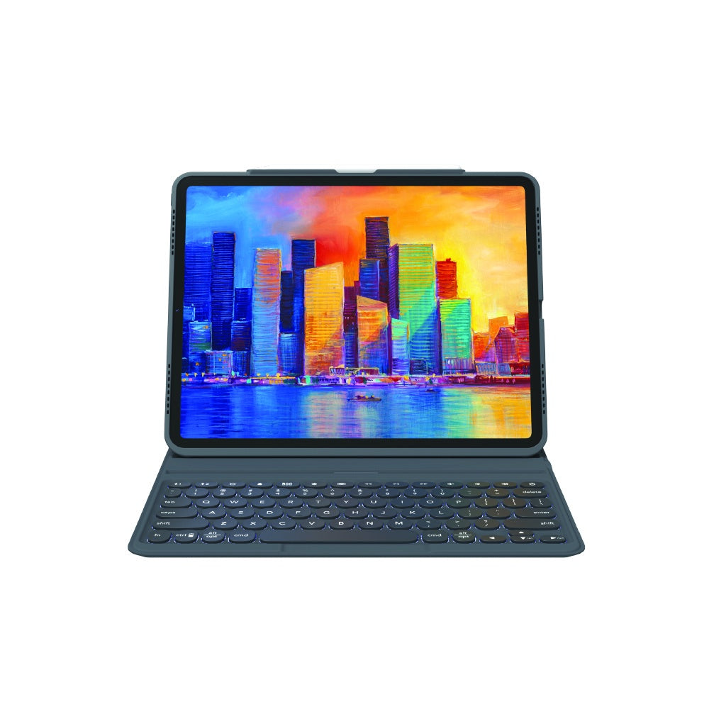 Zagg Pro Keys Bluetooth Keyboard for 12.9-inch iPad Pro (6th/5th/4th/3rd Gen) | 2 Years Warranty