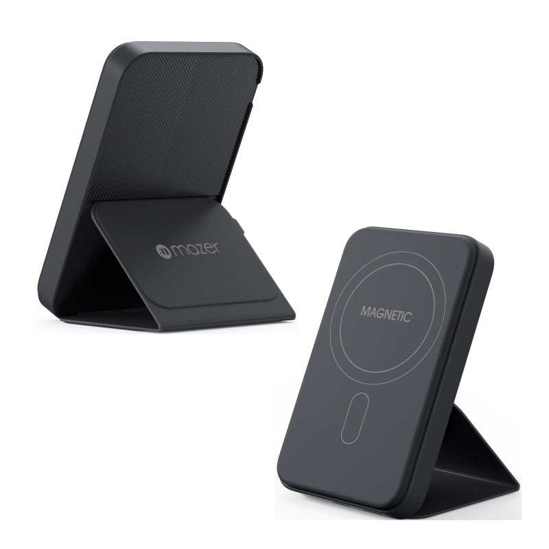 Mazer 5000mAh Magnetic wireless Charging 15W Power Bank With Stand | 2 Years Warranty