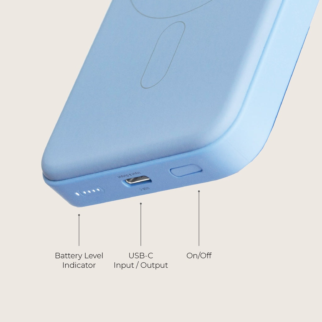 Mazer 5000mAh Magnetic wireless Charging 15W Power Bank With Stand | 2 Years Warranty