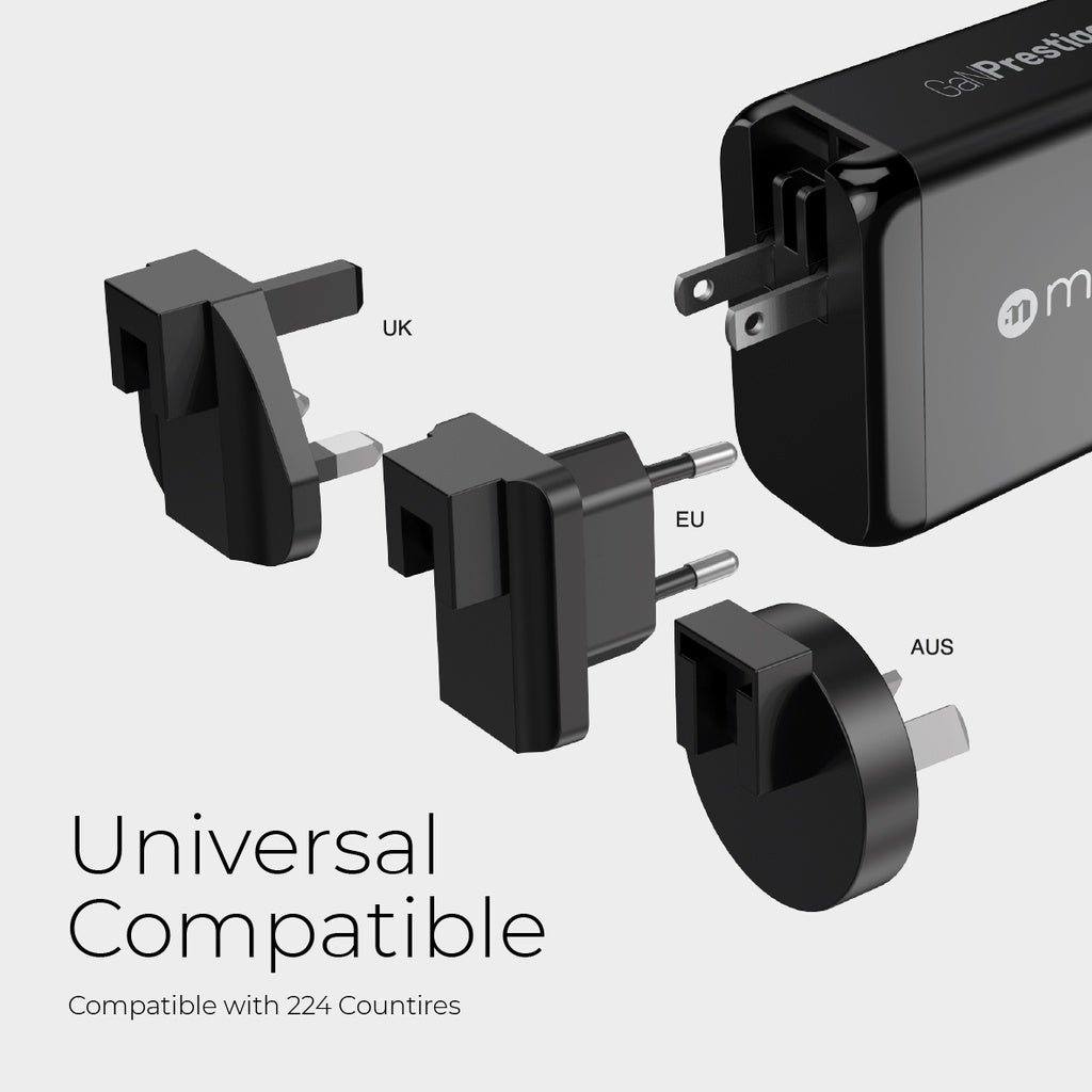 Mazer Infinite Boost GAN3 Technology 200W Wall Charger (PD200W-Travel Pin) 2 Years Warranty