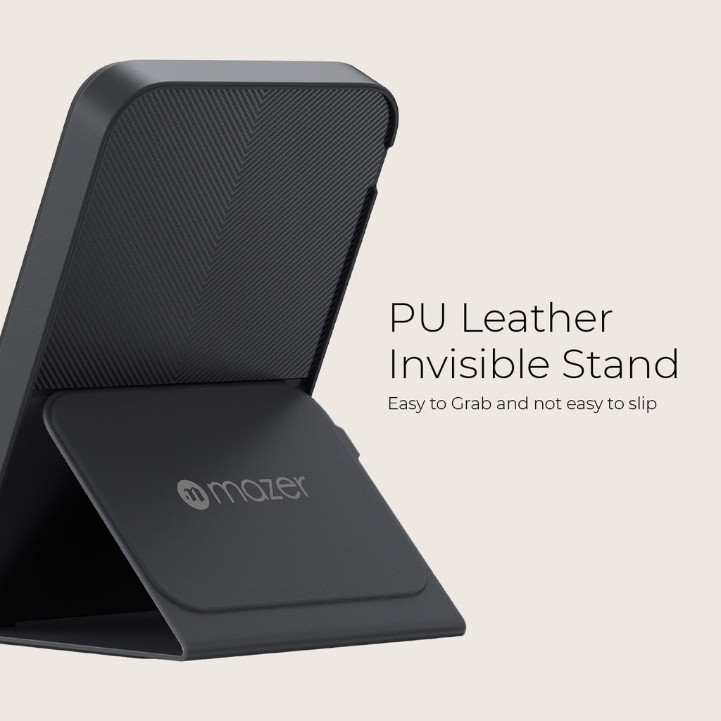 Mazer 5000mAh Magnetic wireless Charging 15W Power Bank With Stand | 2 Years Warranty