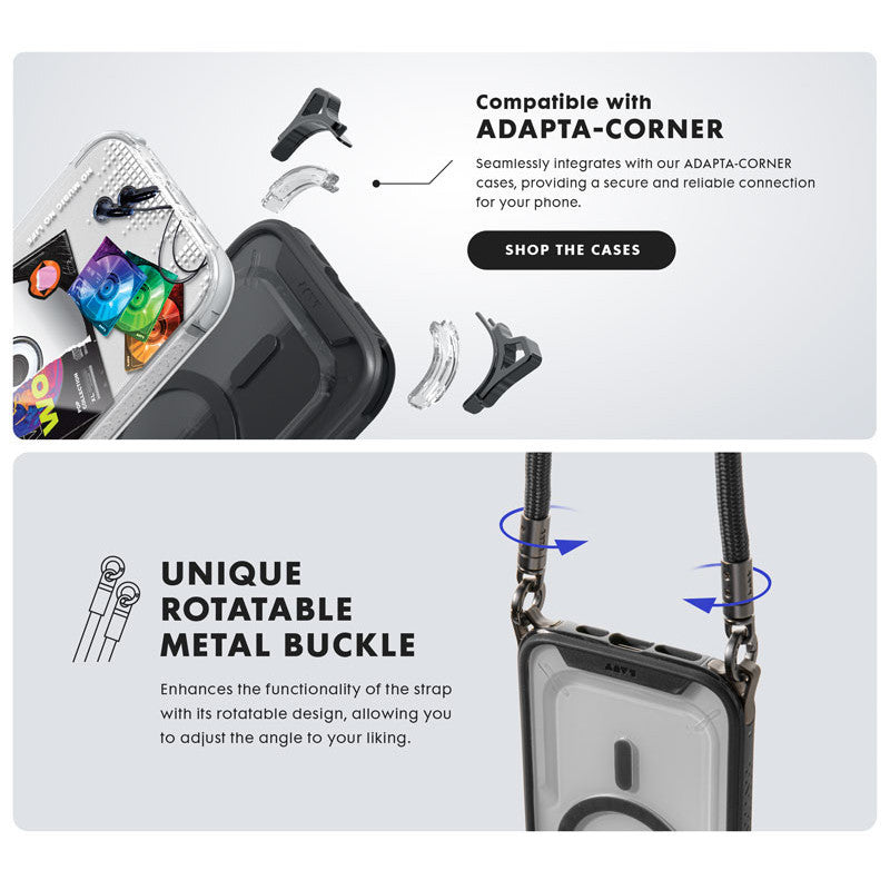 LAUT ADAPTA-LOOP Crossbody Strap | 1 Year Warranty