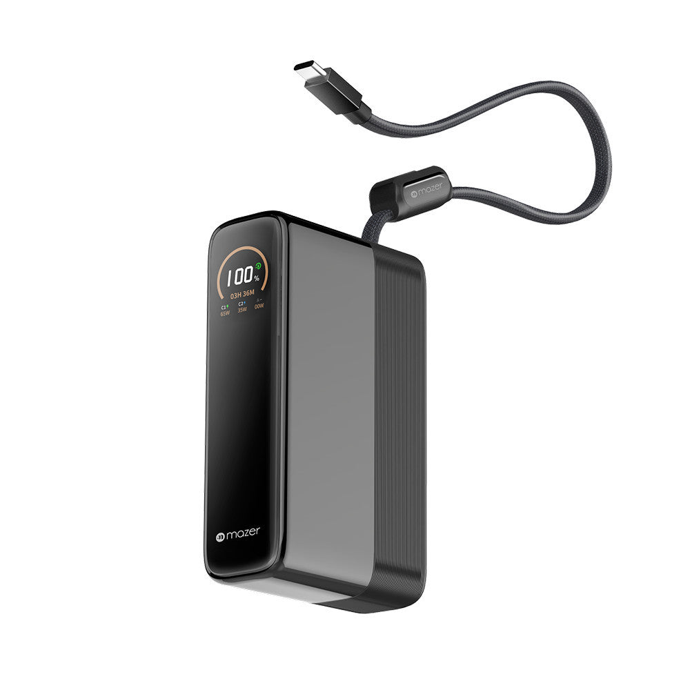 (New CCC Certified) Mazer Power bank PD130W 20000mAh Fast Charging Laptop Powerbank | Ai Display