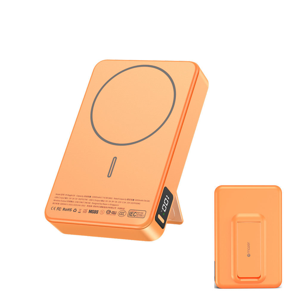 (CCC Certified) Mazer Powerbank 10000mAh Magnetic 15W Wireless Powerbank PD30W Powerbank with Stand