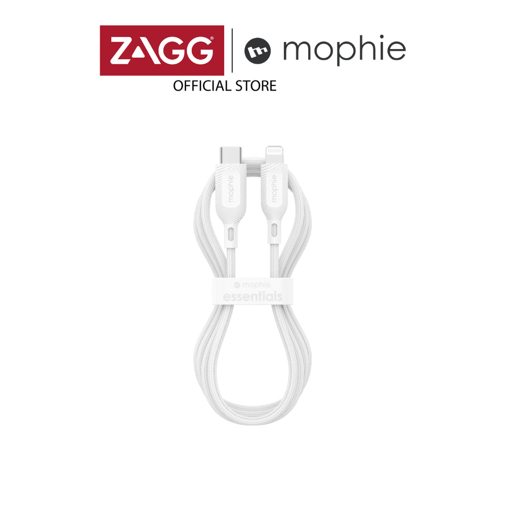 Mophie Essential Charging Cable USB-C to LTG Braided - 1M/2M | 2 Years Warranty