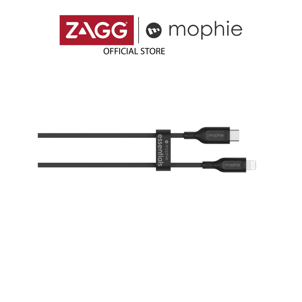 Mophie Essential Charging Cable USB-C to LTG Braided - 1M/2M | 2 Years Warranty