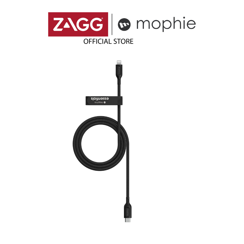 Mophie Essential Charging Cable USB-C to LTG Braided - 1M/2M | 2 Years Warranty