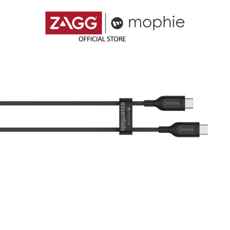 Mophie Essential Charging Cable USB-C to USB-C (60W) Braided - 1M/2M | 2 Years Warranty