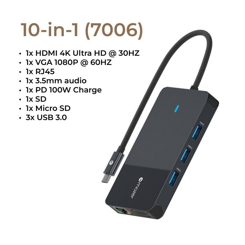 Mazer Infinite.Multimedia USB-C Pro Hub | 2 Years Warranty