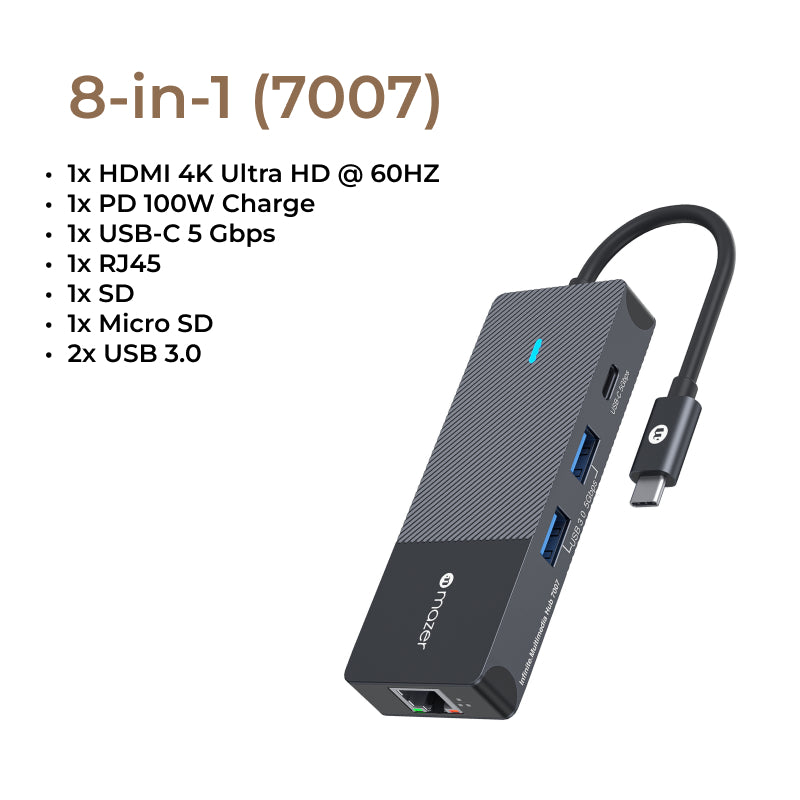 Mazer Infinite.Multimedia USB-C Pro Hub | 2 Years Warranty