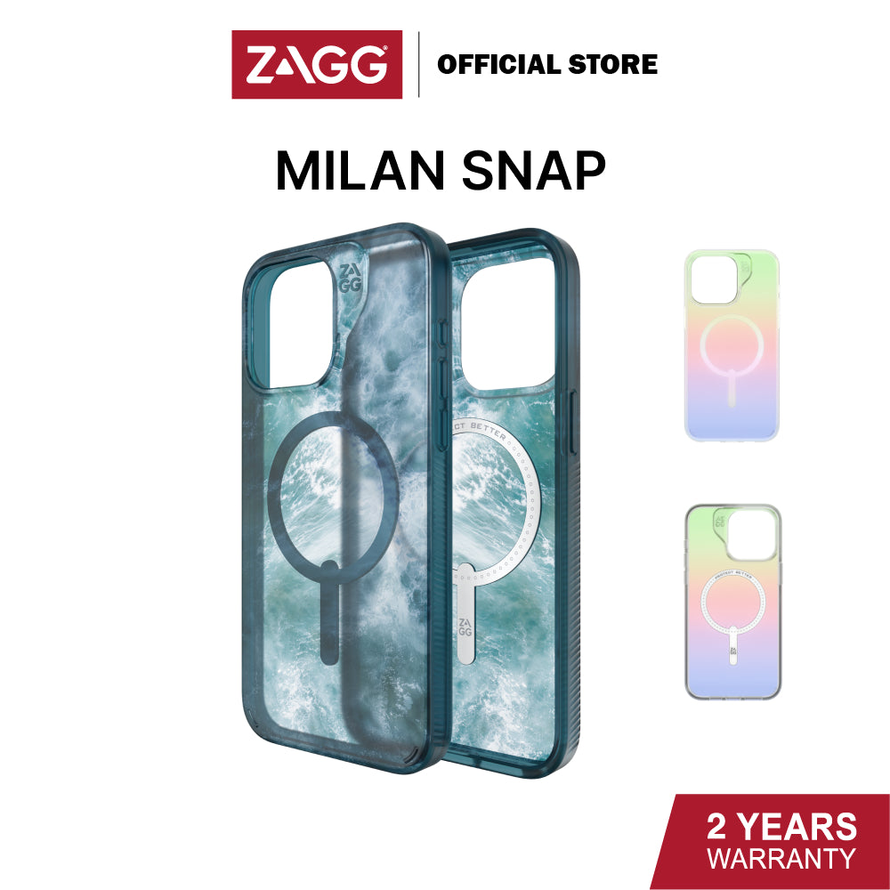 ZAGG Milan Snap Case For iPhone 15 Pro / 15 Pro Max | 2 Years Limited Warranty