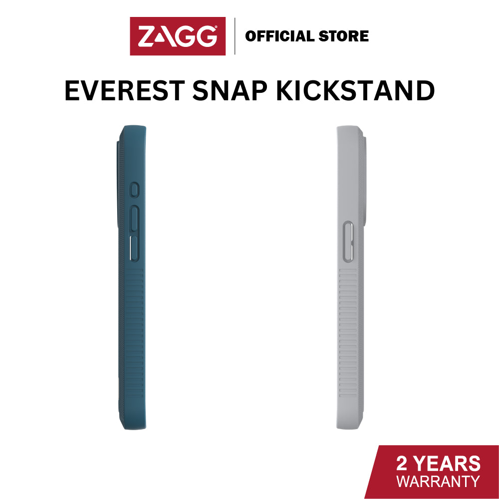 Zagg Everest Snap with Kick Stand Case with Graphene For iPhone 15 Pro / 15 Pro Max | 2 Years Limited Warranty