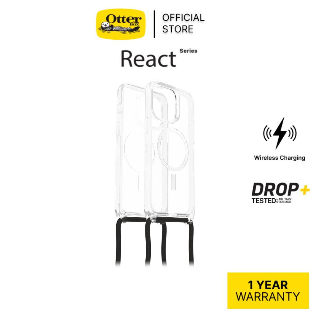 OtterBox React Necklace Series Case for iPhone 15 Pro/15 Pro Max | 1 Year Warranty