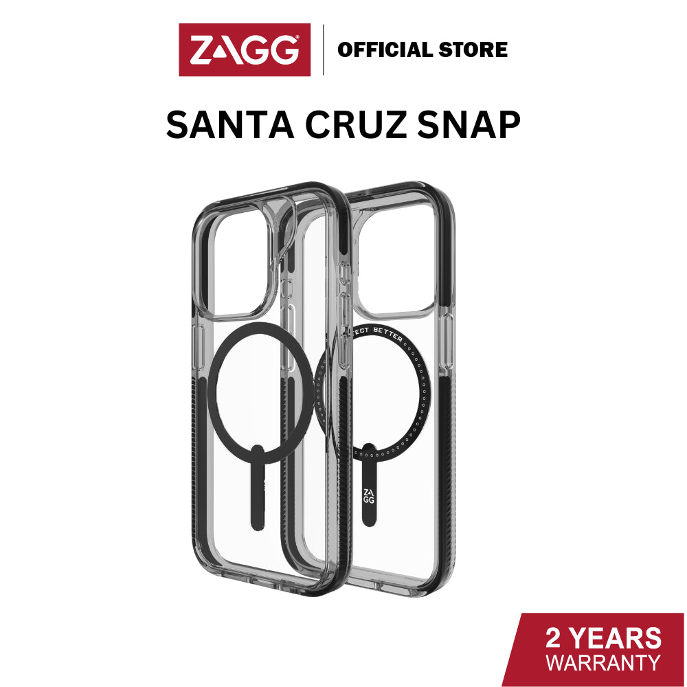 Zagg Santa Cruz Snap Series Case for iPhone 15 Pro / 15 Pro Max | 2 Years Limited Warranty