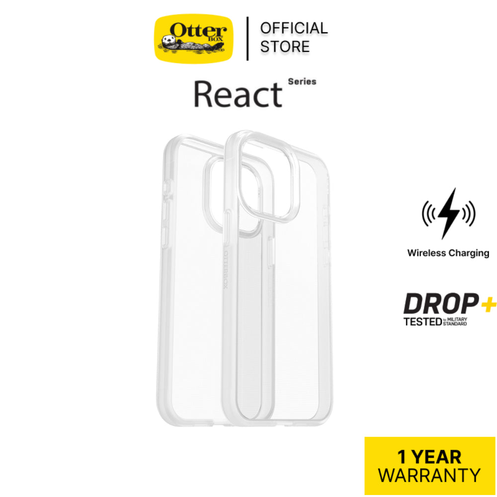 Otterbox React Series Case for iPhone 15 / 15 Plus / 15 Pro / 15 Pro Max | 1 Year Warranty