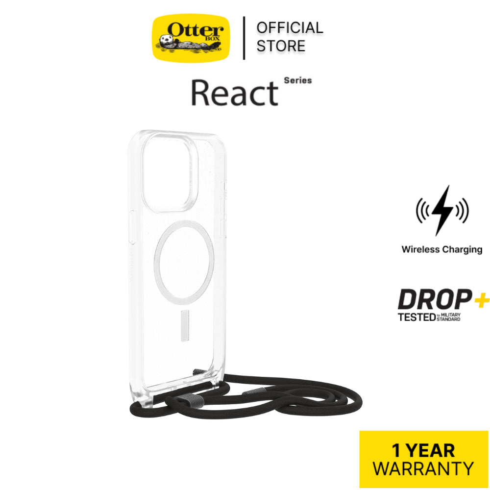 OtterBox React Necklace Series Case for iPhone 15 Pro/15 Pro Max | 1 Year Warranty